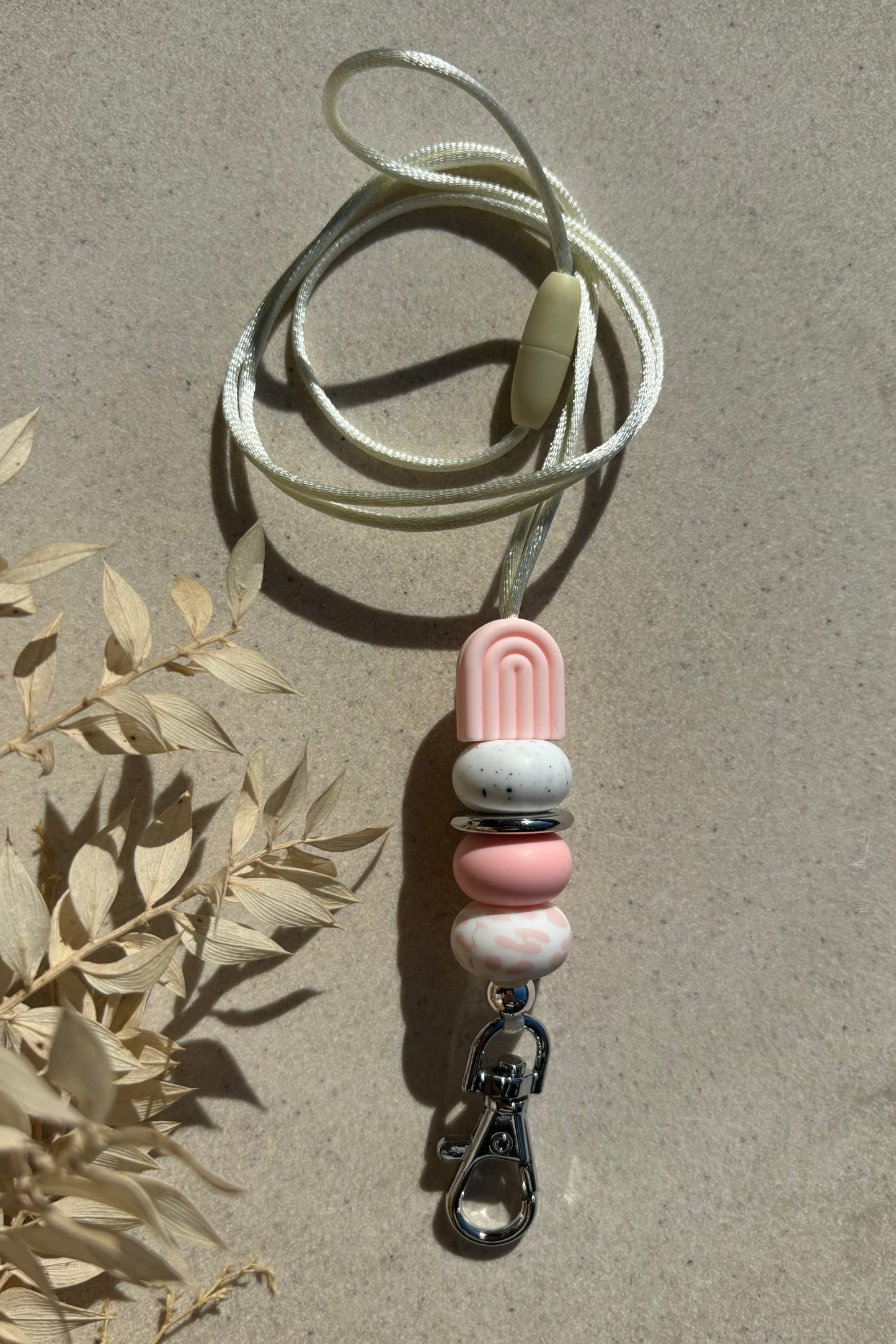 Pink Arch Lanyard