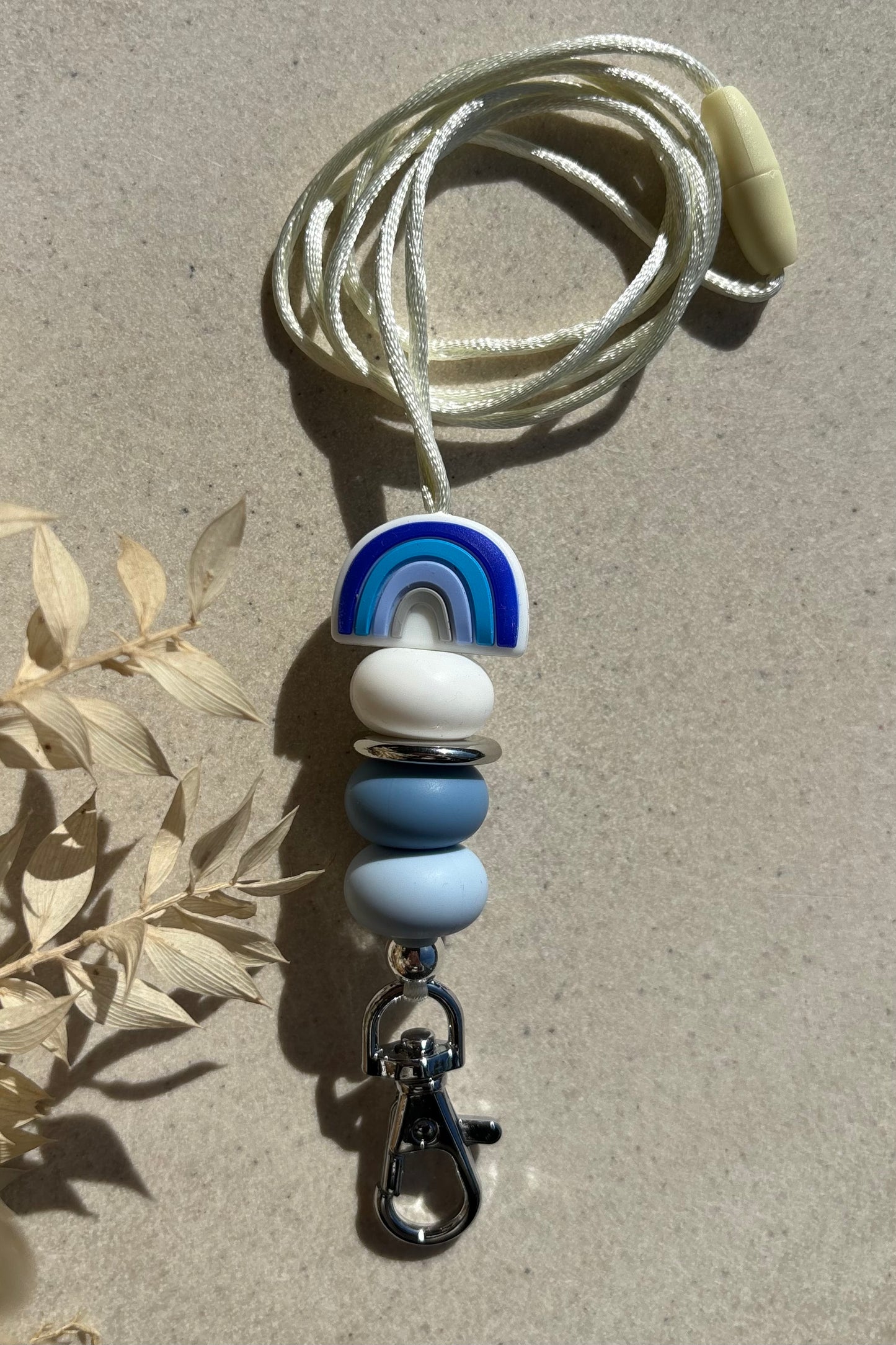 Blue Rainbow Lanyard