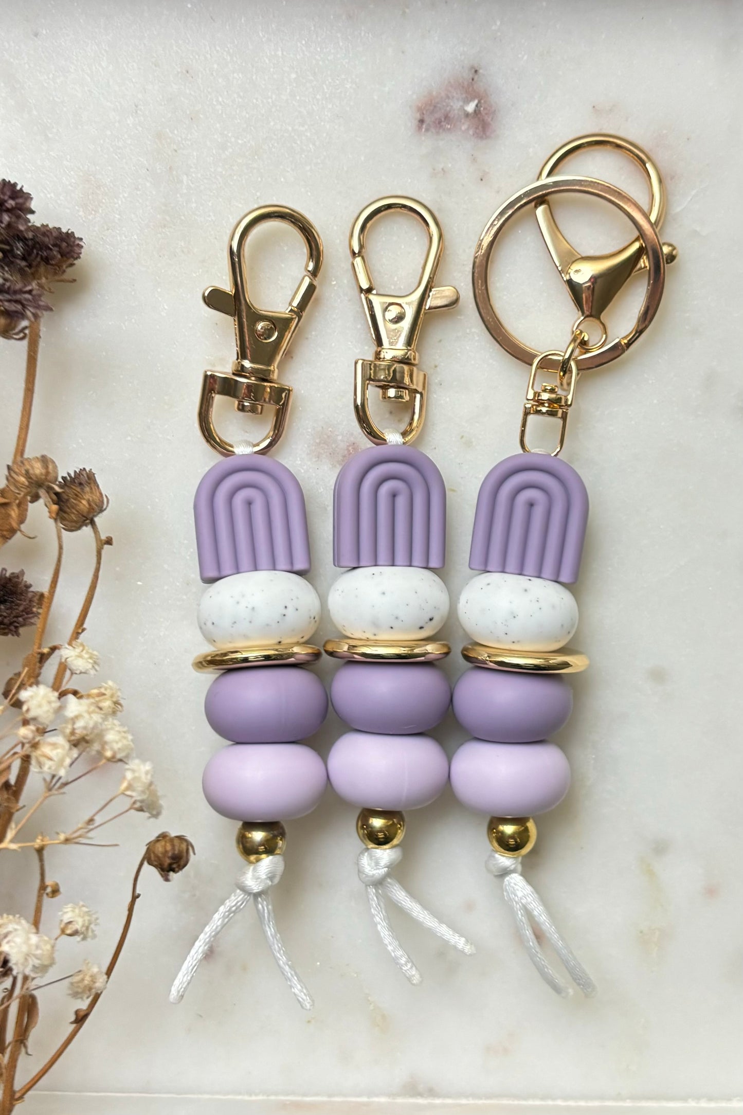 Purple Arch Keyring