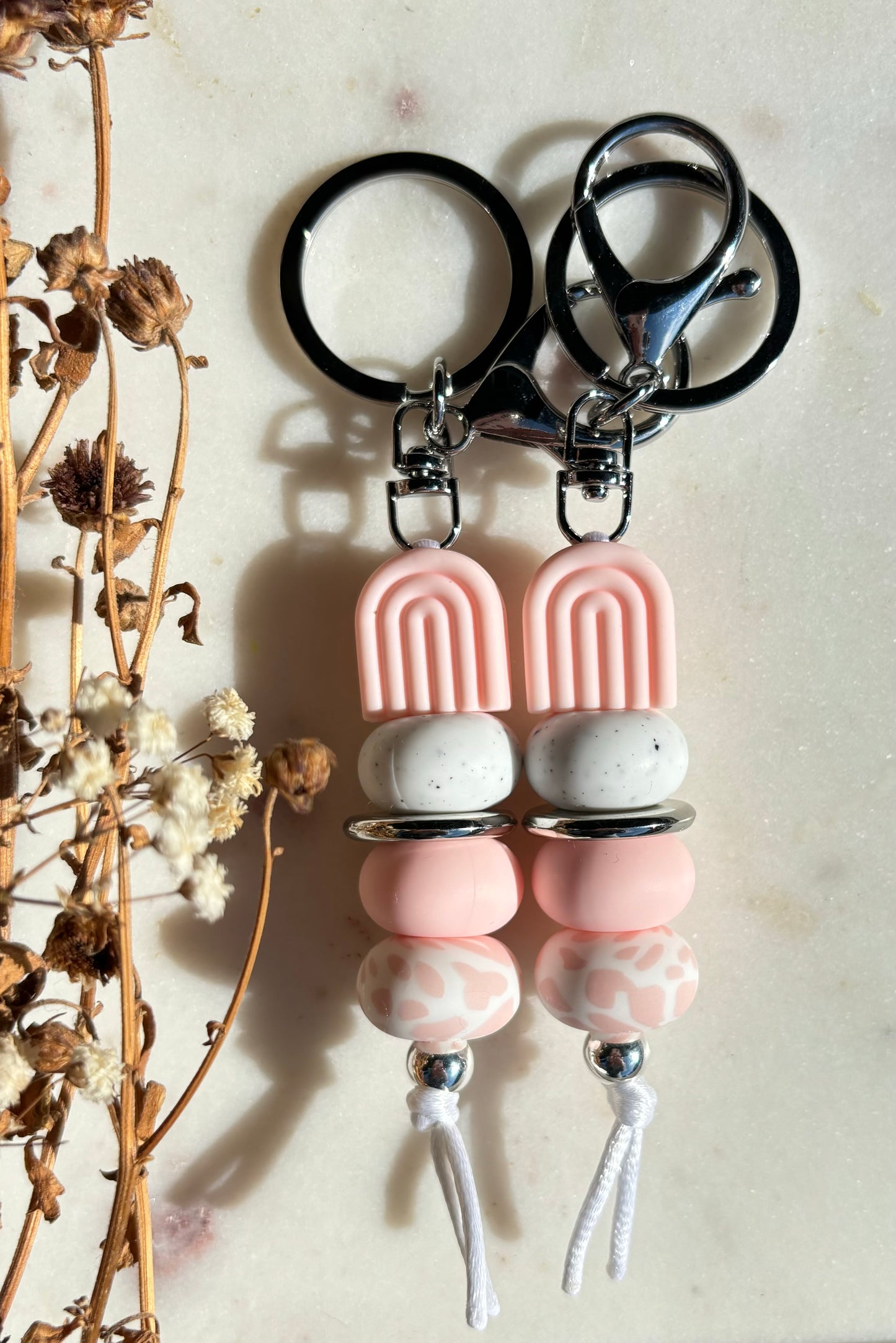 Pink Arch Keyring