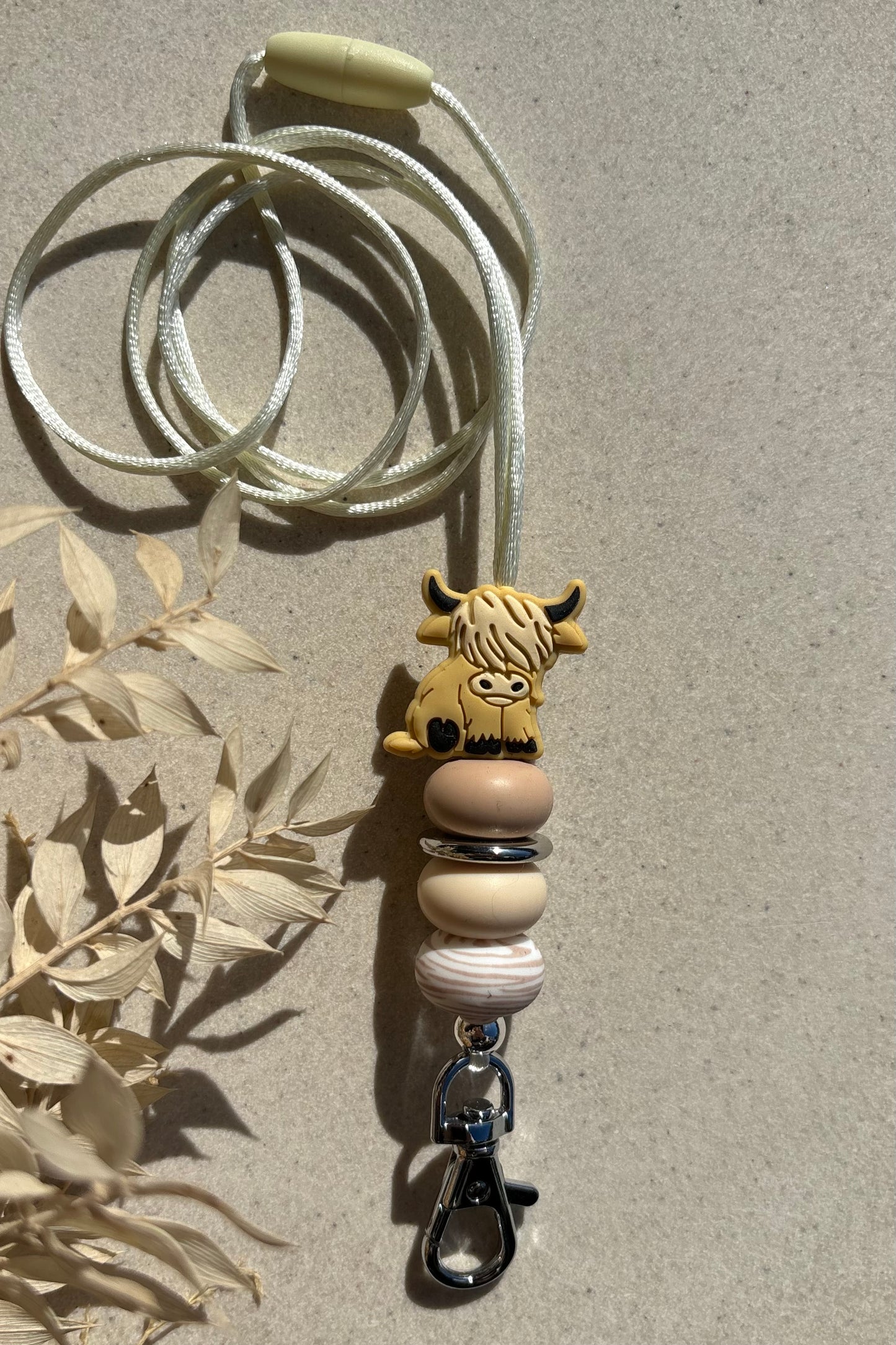 Highland Cow Lanyard