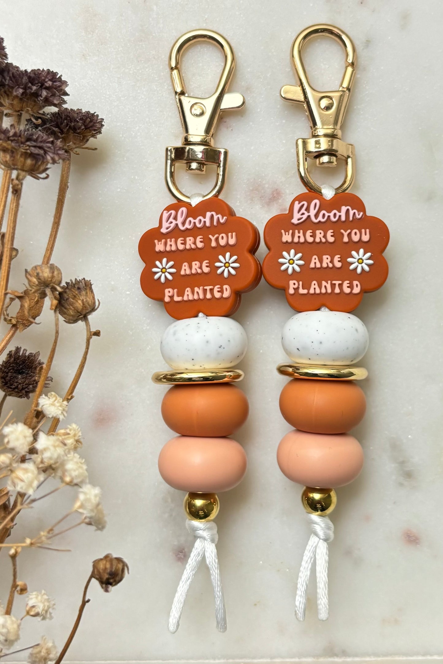 Rust Bloom Keyring