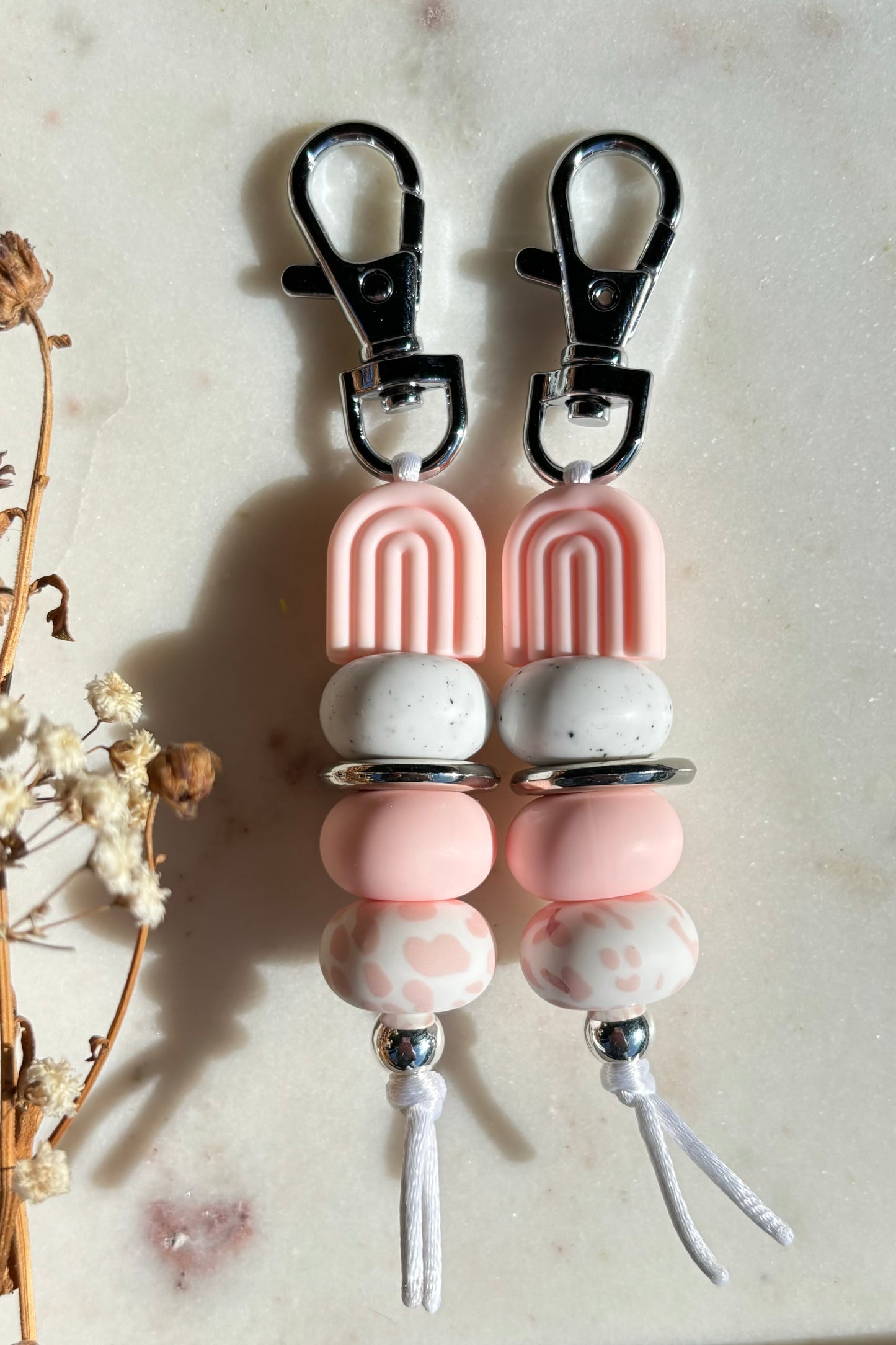 Pink Arch Keyring
