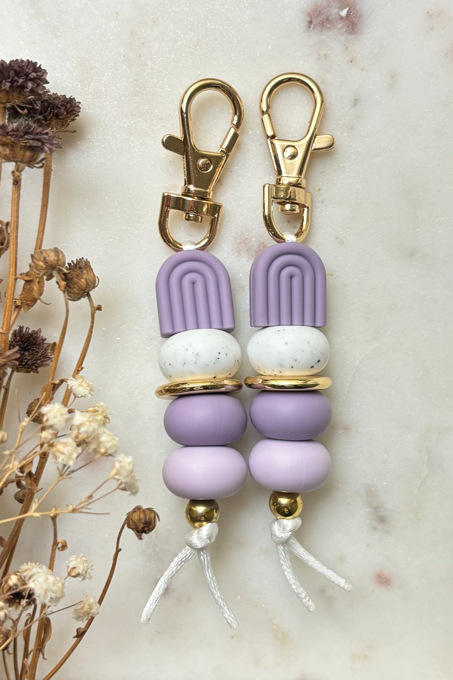 Purple Arch Keyring