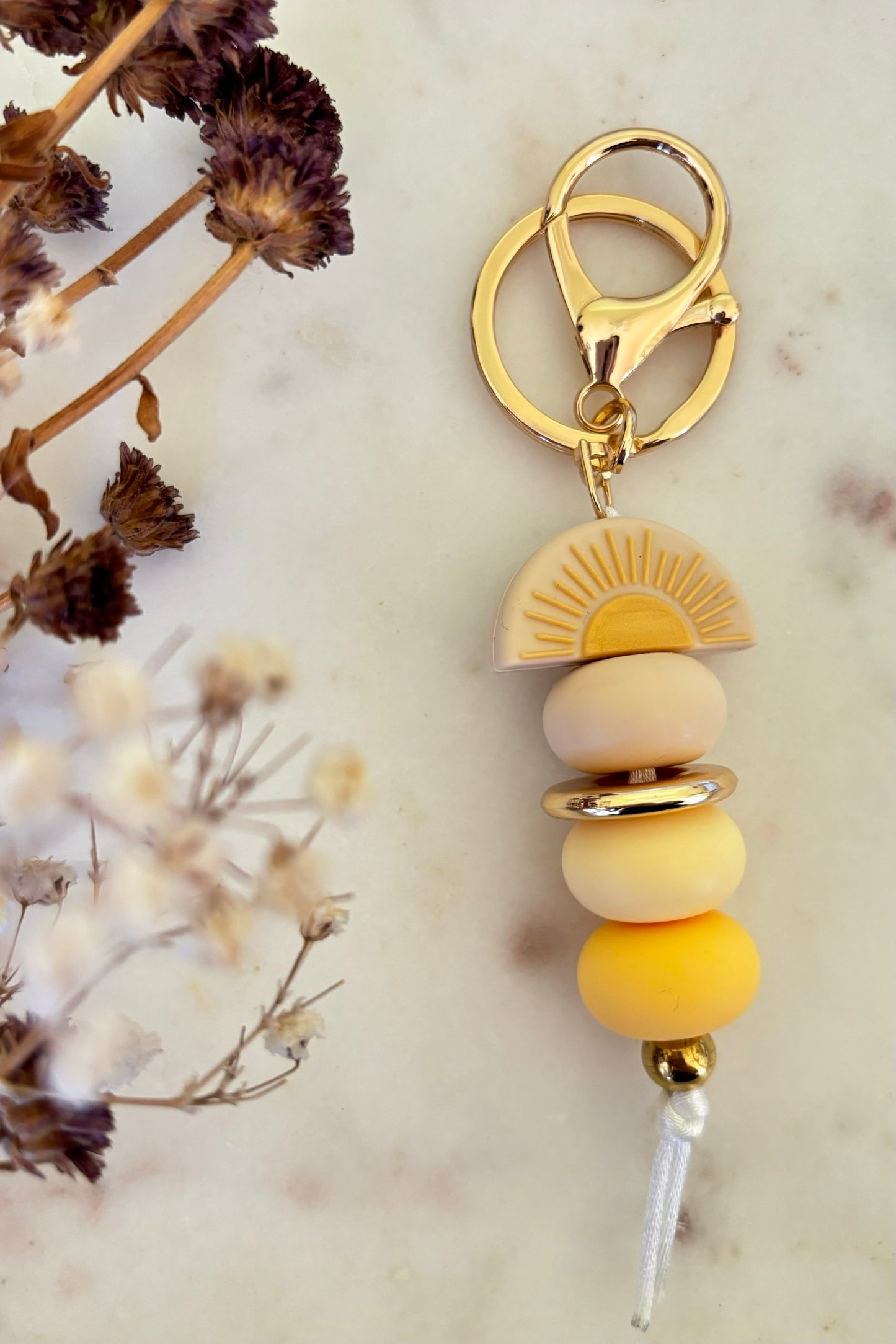 Yellow Sunshine Keyring