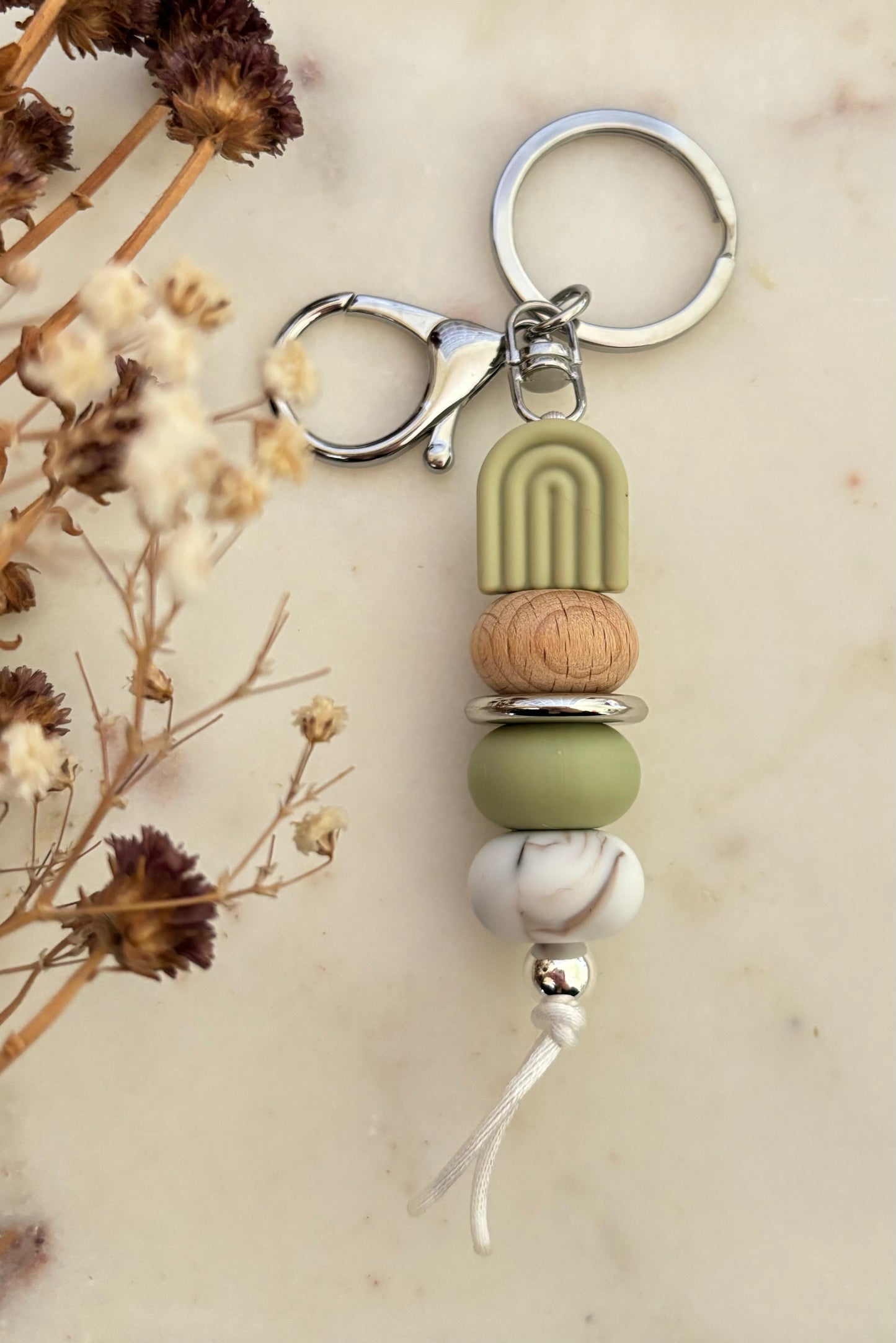 Sage Arch Keyring
