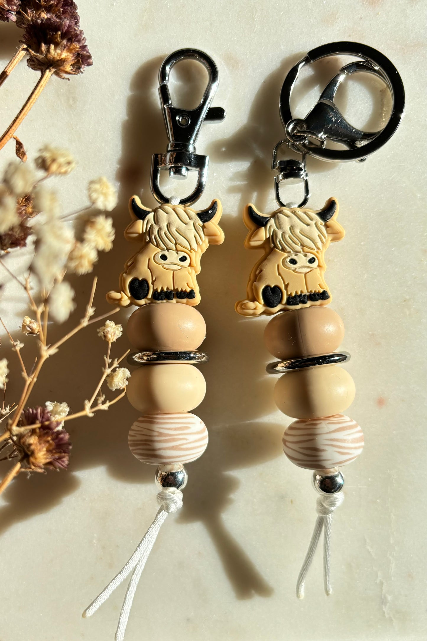 Highland Cow Keyring